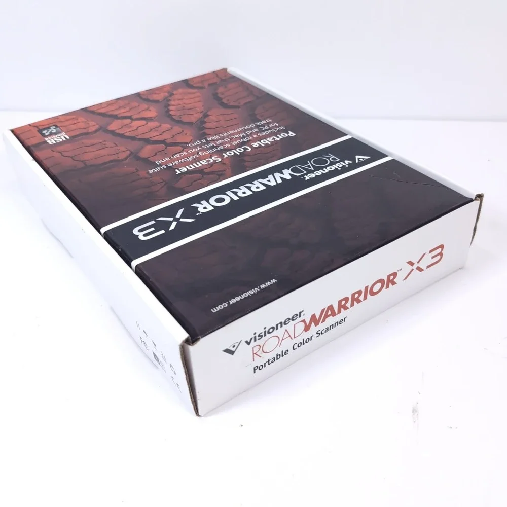VISIONEER ROADWARRIOR X3 RW-X3 PORTABLE COLOR SCANNER NEW SEALED